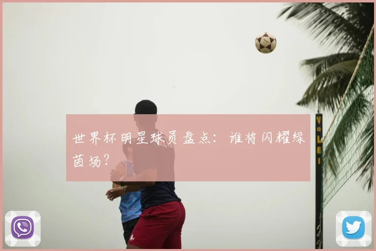 世界杯明星球员盘点：谁将闪耀绿茵场？